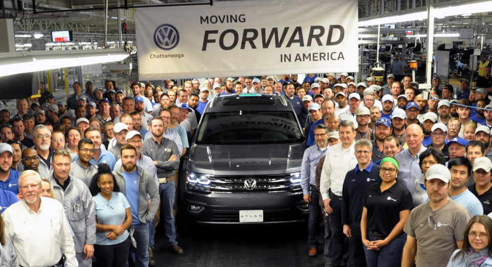 New Volkswagen Atlas Officially Enters Production In Tennessee