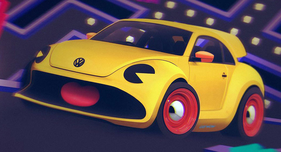 Classic Video Games Reimagined In Automotive Form