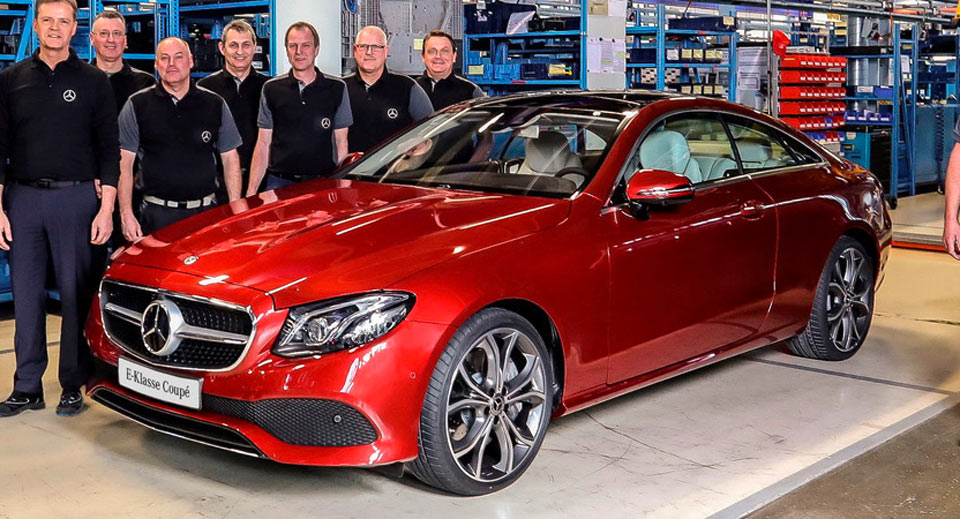 New Mercedes-Benz E-Class Coupe Production Starts In Bremen
