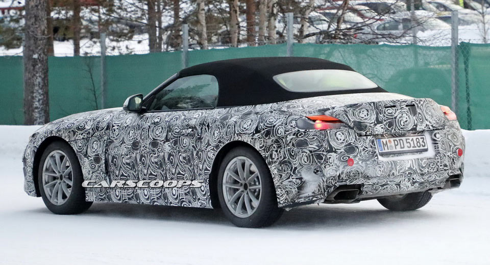 2018 BMW Z5 Drops More Camo, Taillights Become Visible