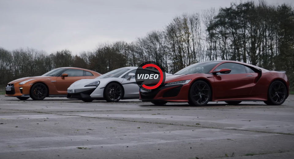  Watch Nissan GT-R & Honda NSX Dishonored By The Cheapest McLaren