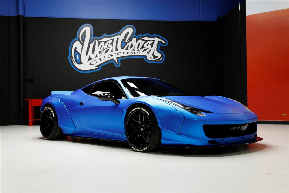 Here's Your Chance To Own Justin Bieber's Custom Ferrari 458 Italia Liberty  Walk