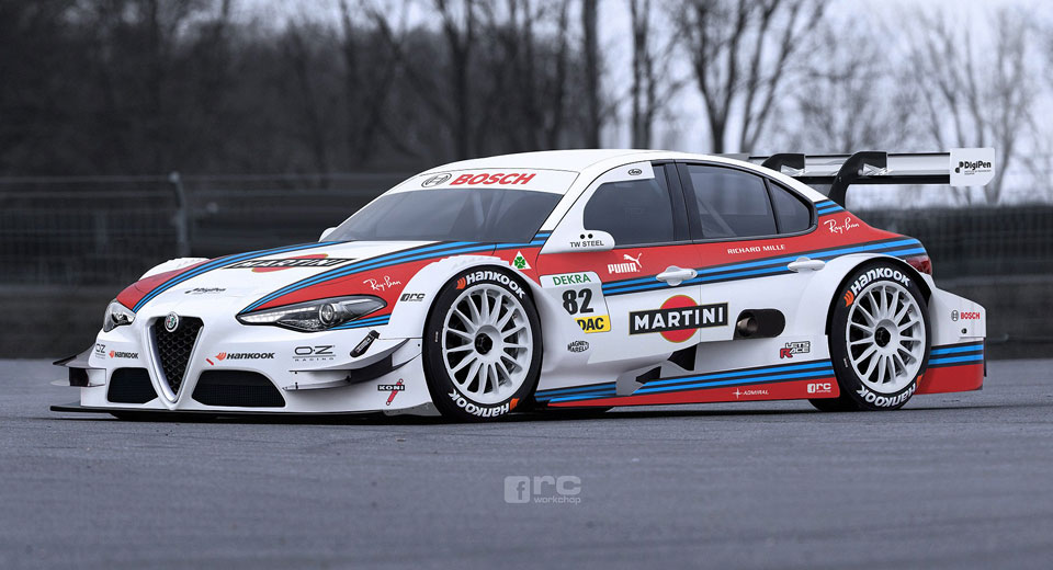 Alfa Romeo Giulia DTM Racer Has Us Drooling For The Real Thing