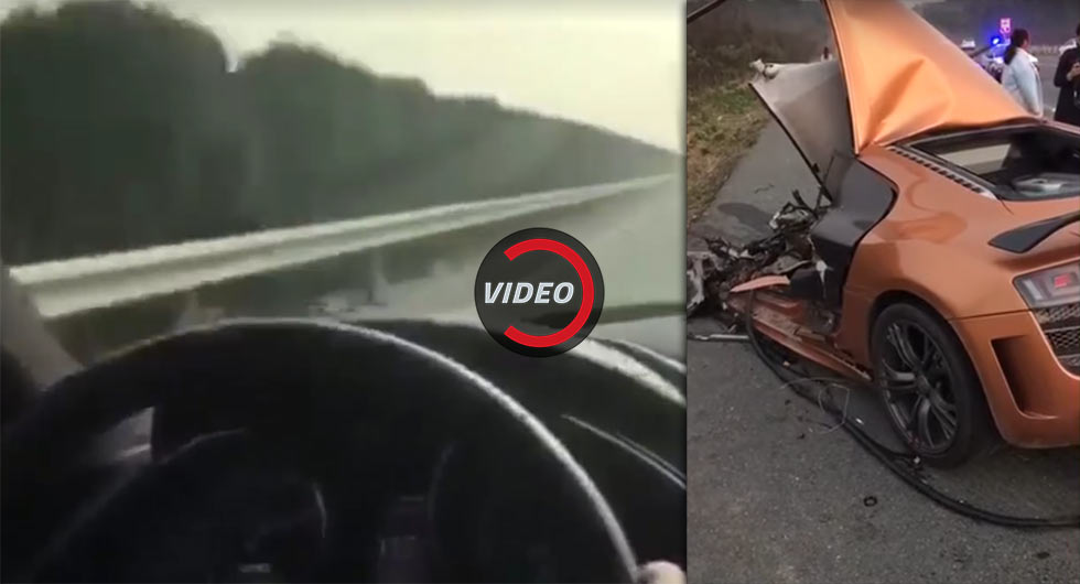 Audi R8 Driver Allegedly Films Himself Going 321km/H (200mph) In China Before Deadly Crash, But Is It True?