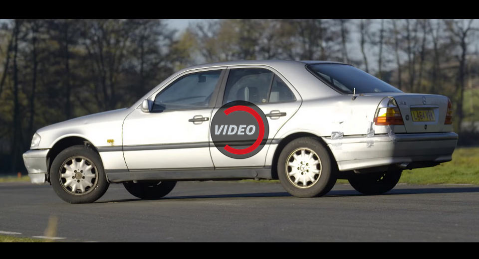 Can You Still Have Some Fun In A £200 Banged-Up Mercedes C-Class?
