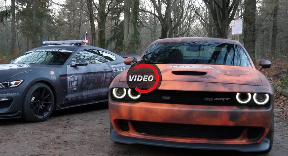  It’s Cops vs Bandits In This Dutch Mustang GT350 & Challenger Hellcat Review