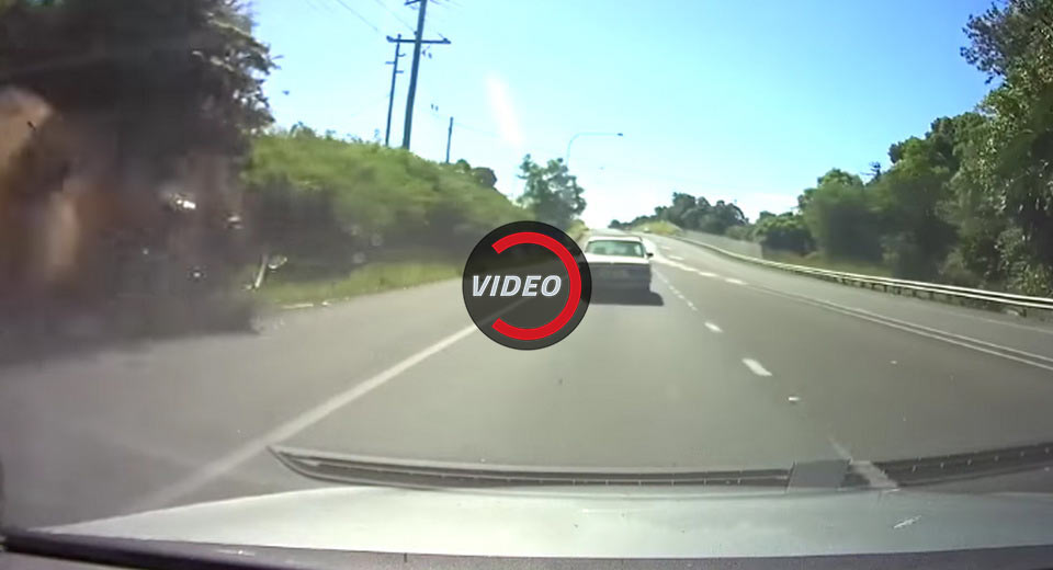 Big Crash On Aussie Highway, Driver Flees The Scene