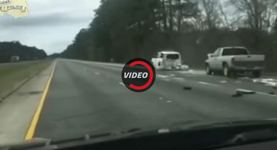  Driver Smashes Into State Trooper Vehicle In Louisiana