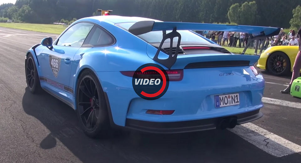 Check Out This Loud Porsche 991 Gt3 Rs With Straight Pipes Carscoops