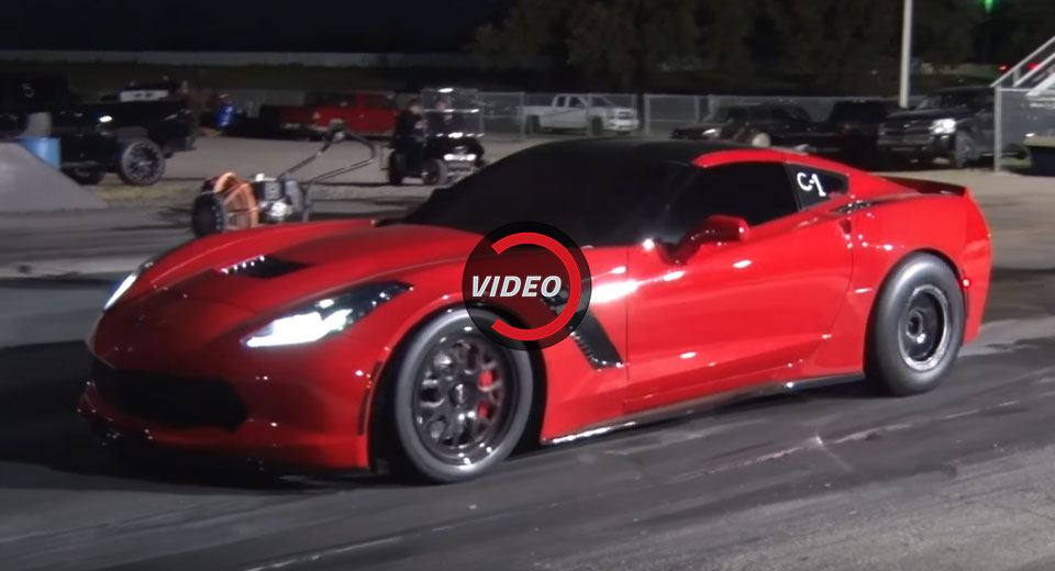  Supercharged Corvette Runs 9-Second Quarter Mile With Stock Internals And Transmission