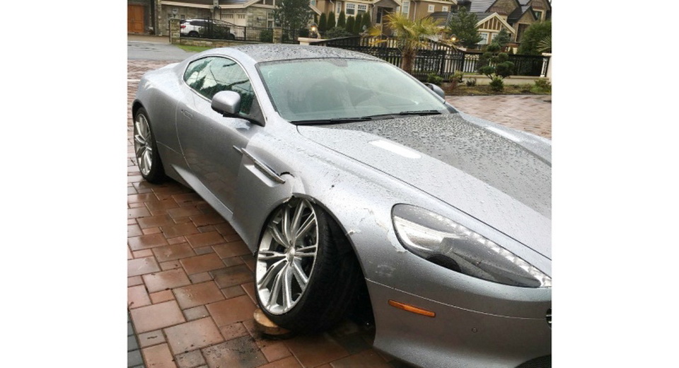 Owner Of Crashed Aston Martin DB9 Refuses To Pay $100,000 Repair Bill
