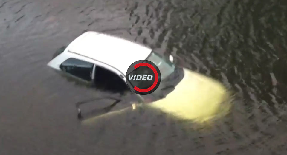  Joyrider Does Handbrake Turns Before Driving Stolen Car Into River
