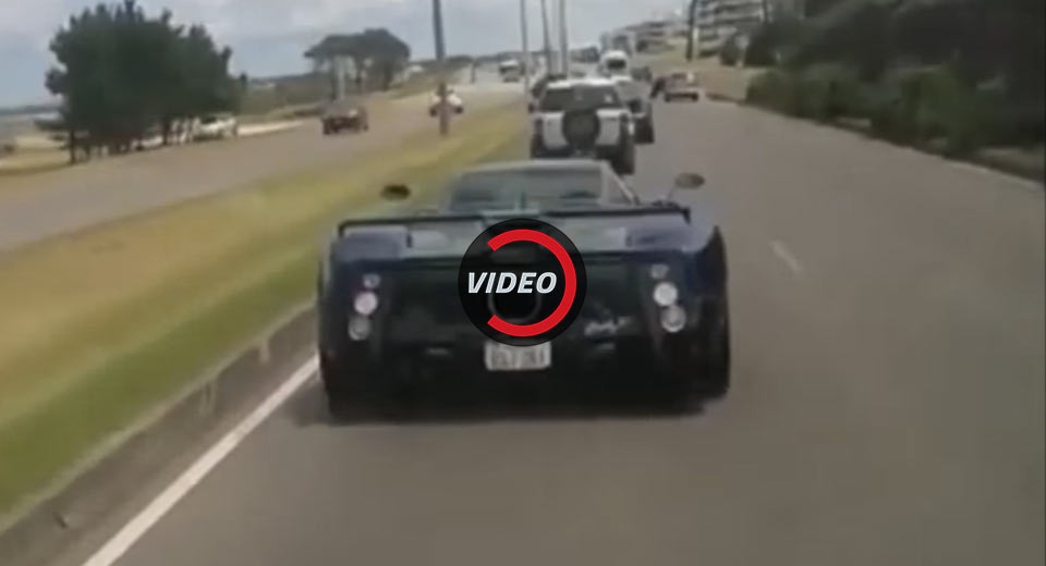 Man Crashes Into Pagani Zonda F While Filming It