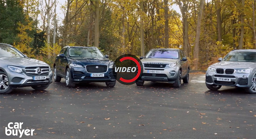 Compact Premium SUV Test: Merc GLC vs Jag F-Pace vs LR Discovery Sport vs BMW X3