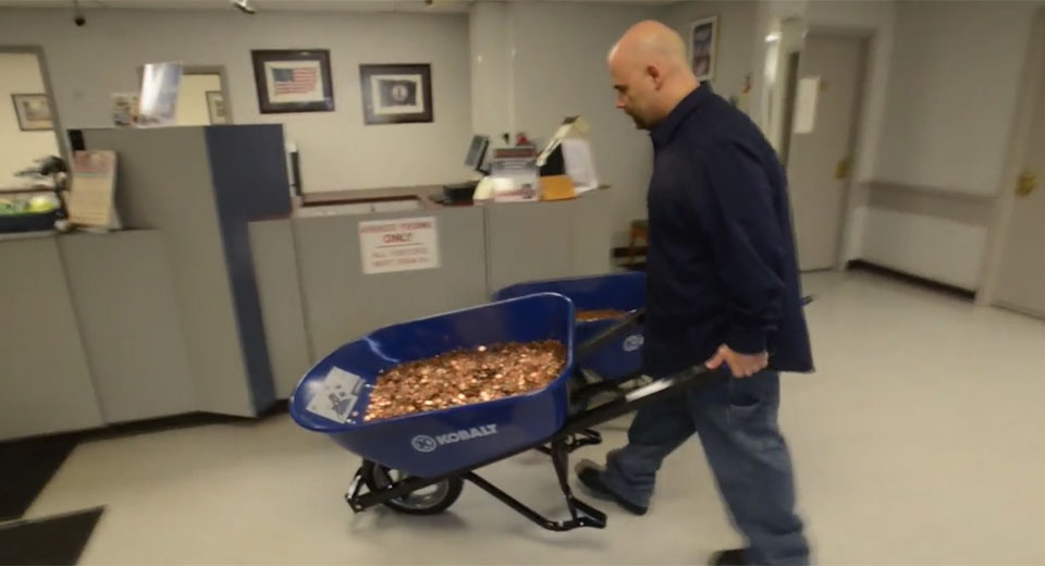  Virginia Man Pays Local DMV With Almost 300,000 Pennies