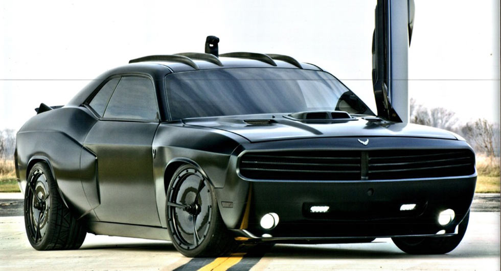  Anything But Stealthy ‘Vapor’ Dodge Challenger Goes On Auction