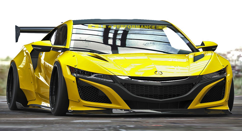  How Do You Feel About A Liberty Walk Acura NSX?