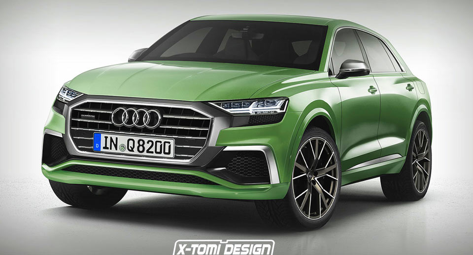  2018 Audi Q8 Drops Flashy Concept Parts And Poses As A Production Model