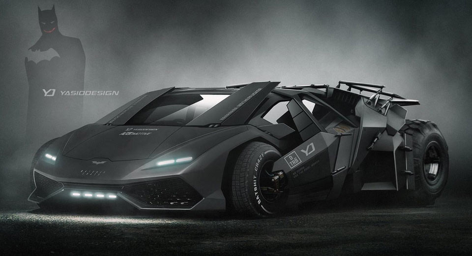 Nolan’s Tumbler Meets Lamborghini Huracan, Looks Properly Mean