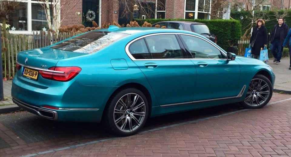  BMW 7-Series Gets The Individual Treatment With Turquoise Paint