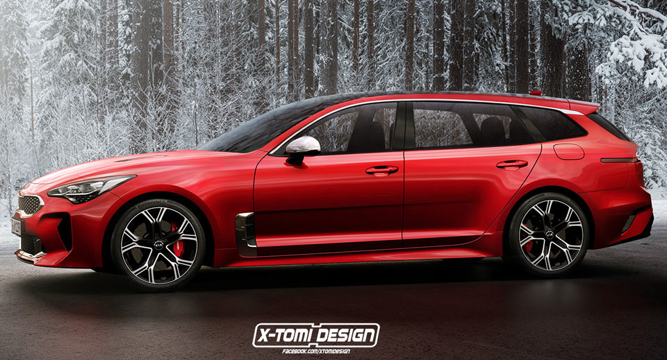 All-New Kia Stinger Looks Great As A Sportswagon