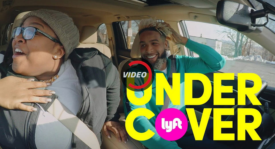 NY Giants Star Odell Beckham Jr Goes Undercover For Lyft