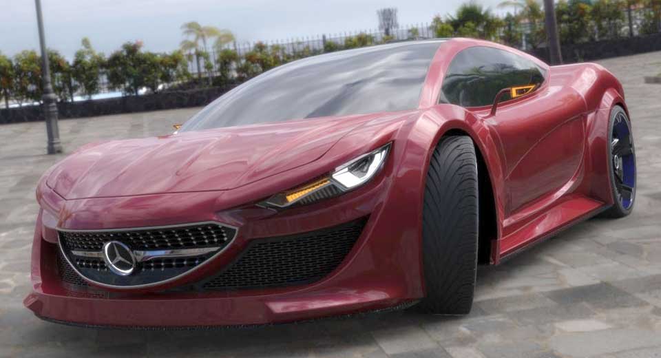 This Electric Supercar Design Doesn’t Look Like A Mercedes… But It’s Still Cool