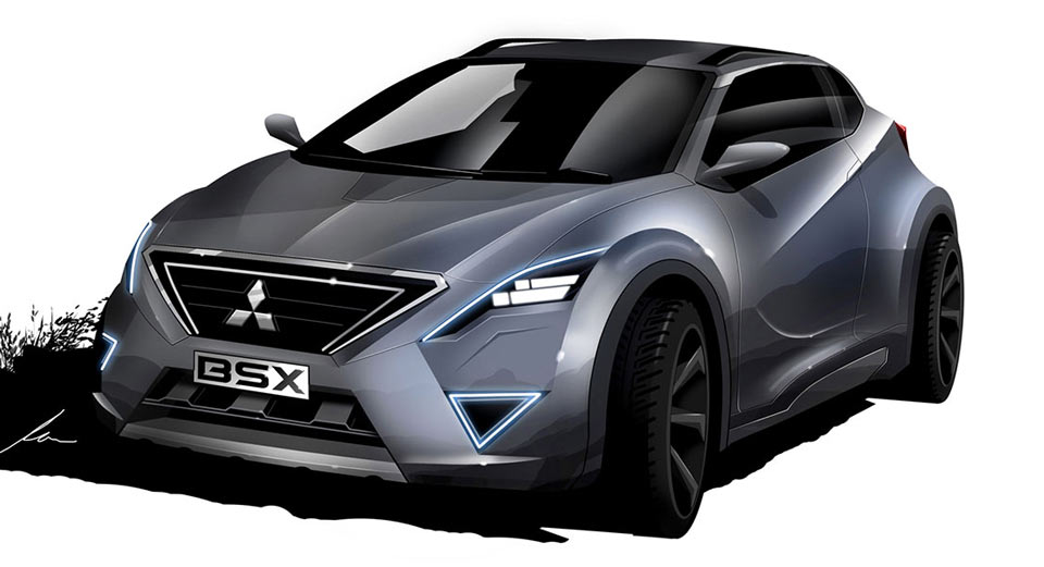 Mitsubishi BSX Is A Seriously Pumped Up, Imaginery, Small SUV
