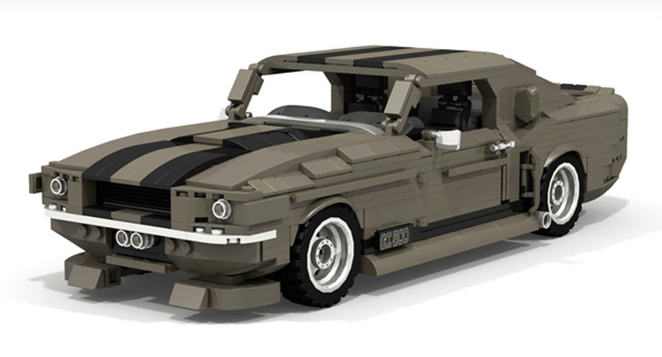 ‘Eleanor’ Shelby Mustang GT500 From ‘Gone In 60 Seconds’ Recreated With Lego Bricks
