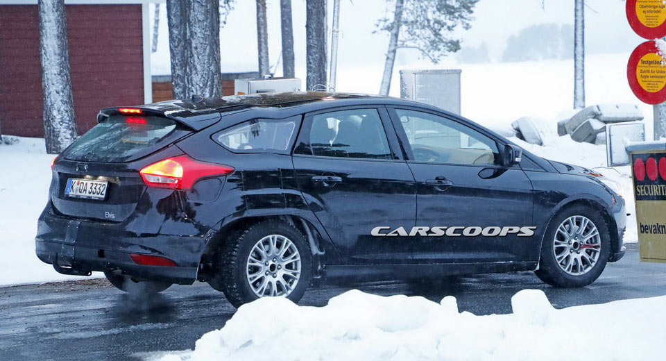  2018 Ford Focus Wagon Mule Has A Lot Of Junk In The Trunk
