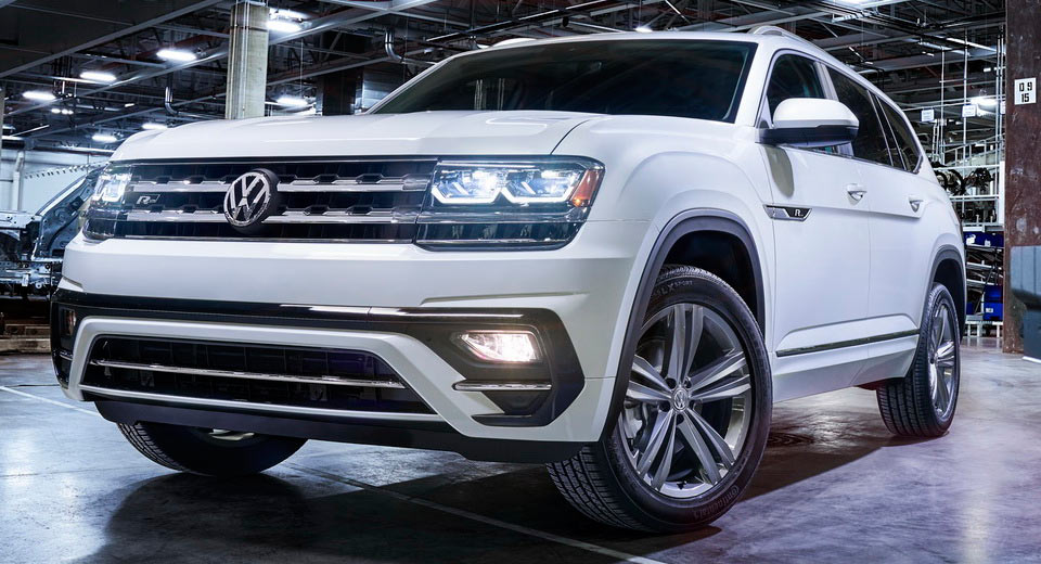  VW Adds Some Spark To 2018 Atlas SUV With New R-Line Package
