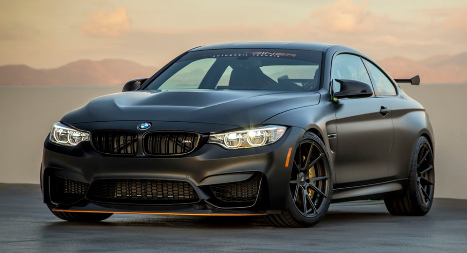  El BMW M4 GTS se ve siniestro con ruedas de grafito y carbono
