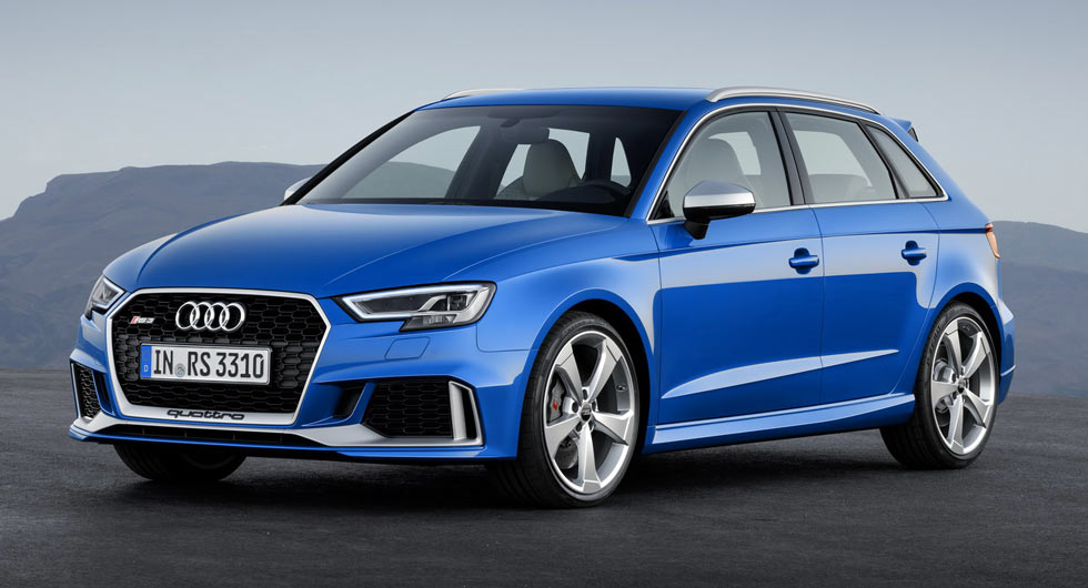  Audi Gives RS3 Sportback A Facelift And 400 Horses