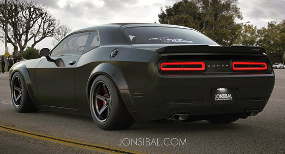 New Dodge Challenger SRT Demon’s Hips Don’t Lie In New Artist Rendition