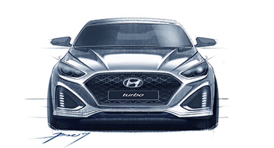 Facelifted 2018 Hyundai Sonata Previewed By Design Sketches