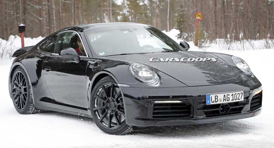 2019-Porsche-911 2019 Porsche 911 Reveals Its Form, But Keeps Its Secrets