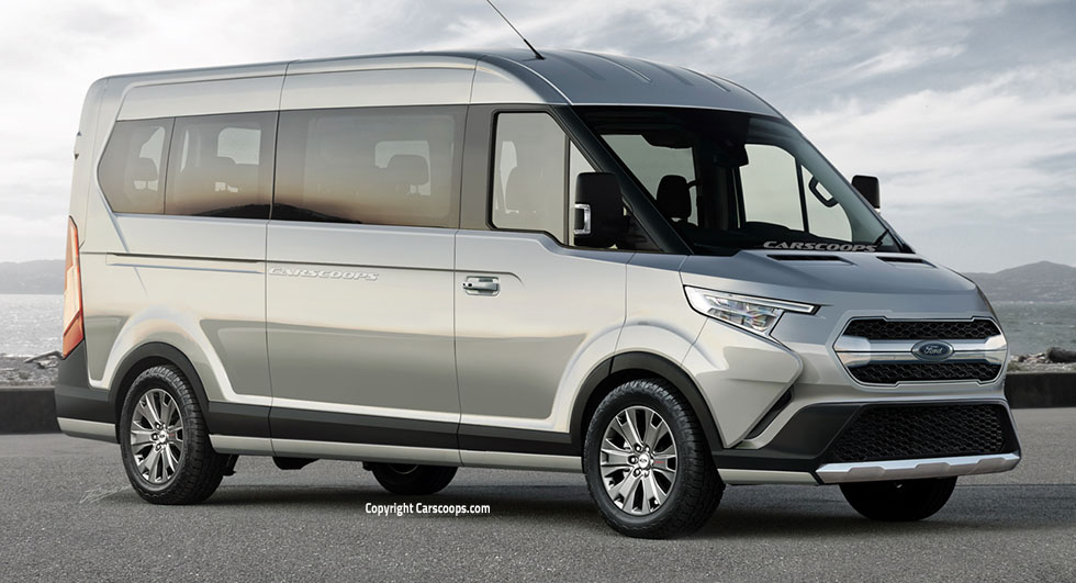  Future Cars: Streamlining Ford’s 2019 Transit Full-Sized Van