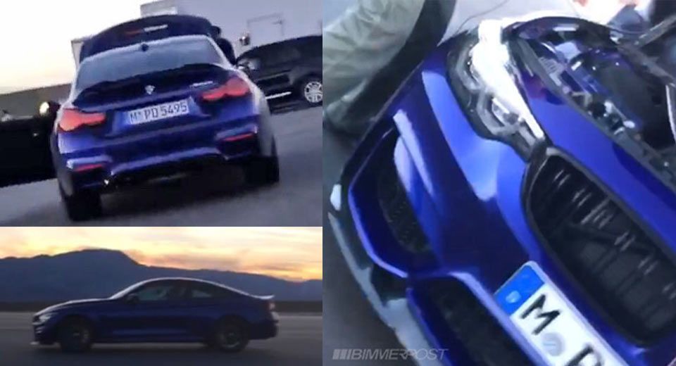  BMW M4 CS Exposed During Promotional Shoot Without Camo