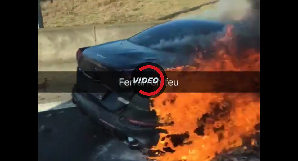 Ferrari California T Goes Up In Flames In Belgium