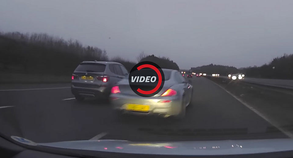 BMW M6 Scares The Bejesus Out Of SEAT Driver On The Motorway