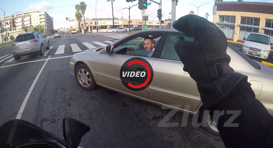 Motorcycle Lane Splitting Triggers Road Rage Incident