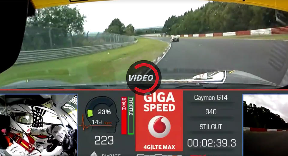 Driver Saves Cayman GT4 Clubsport From 230 Km/h ‘Ring Crash