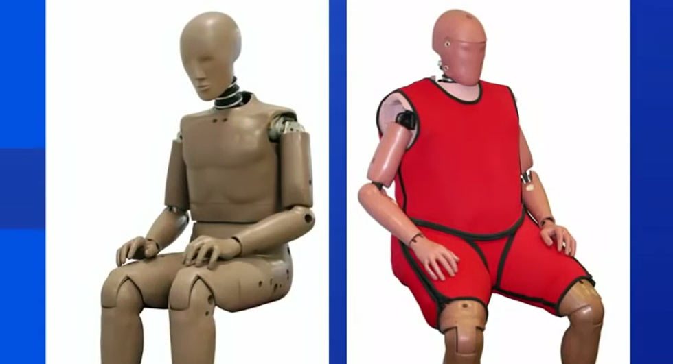 As Americans Get Fatter, Crash-Test Dummies Get Bigger