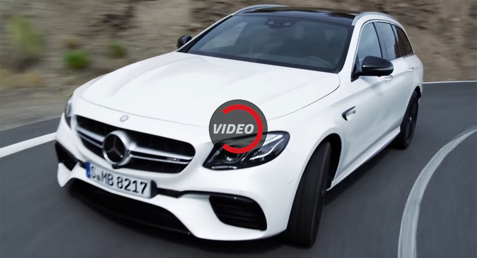  Watch The Mercedes-AMG E63 S Wagon Thunder Through The Hills
