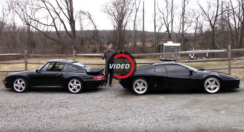 Ferrari 512 TR & Porsche 993 Turbo Face Off Again 20 Years Later