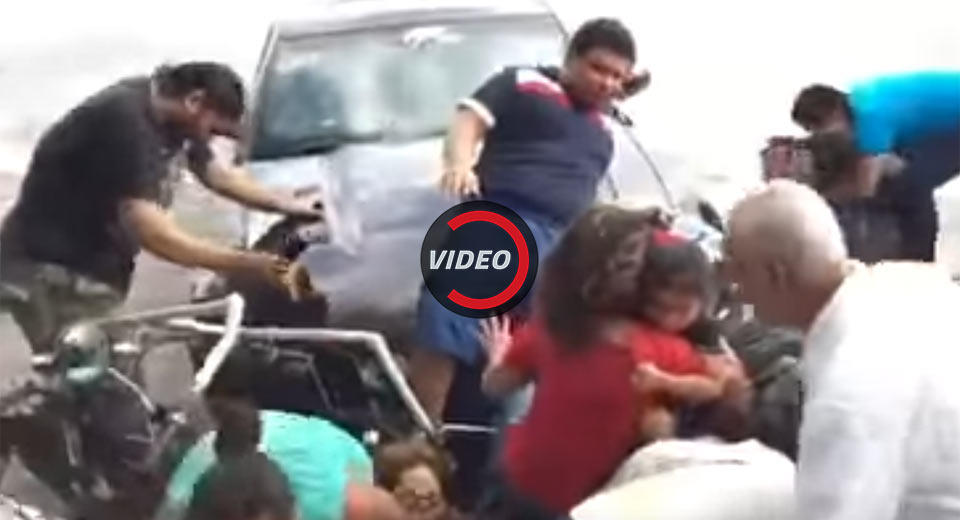  Ford Mustang Menace Spreads To Mexico As Car Plows Into Crowd