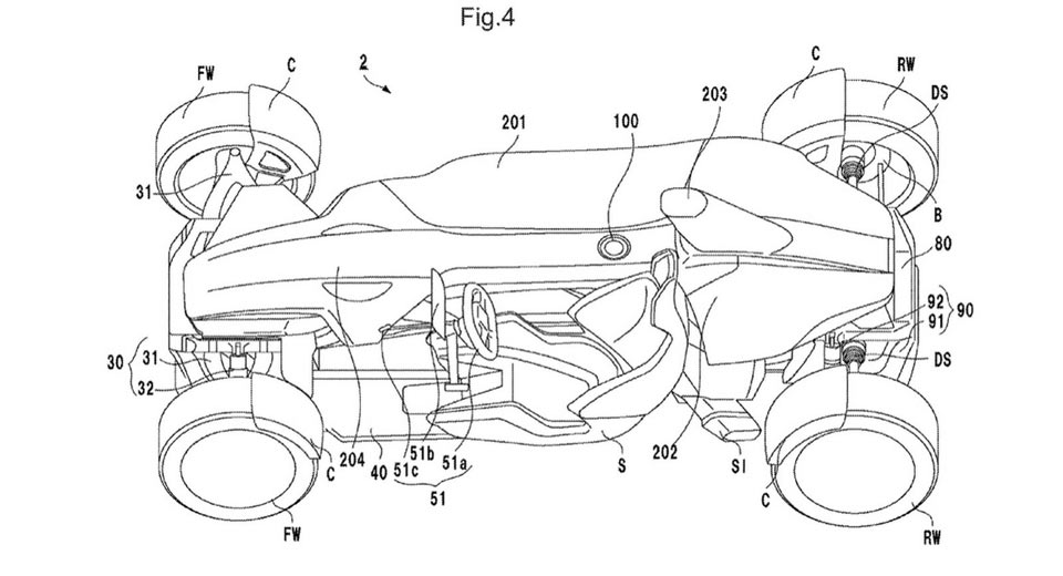  Does This Intriguing Honda Patent Show A Road-Going Project 2&4?