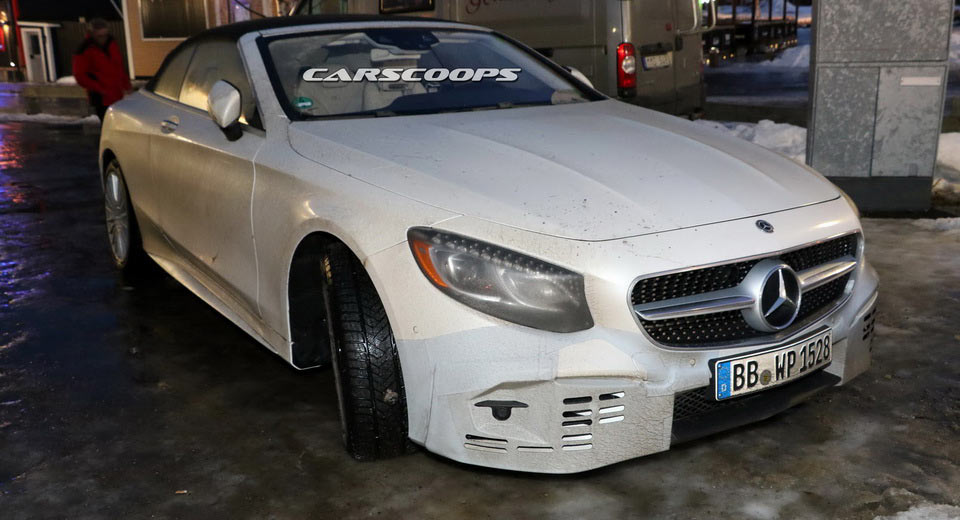 Facelifted 2018 Mercedes S-Class Cabriolet Needs Very Little Camouflage