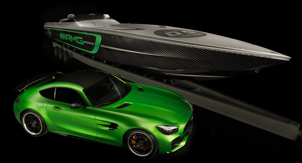  Cigarette Racing Boat Gets Mercedes-AMG GT R Inspired Design