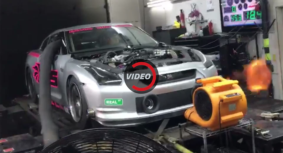  Watch A 3,000 HP Nissan GT-R Tussle With A Dyno